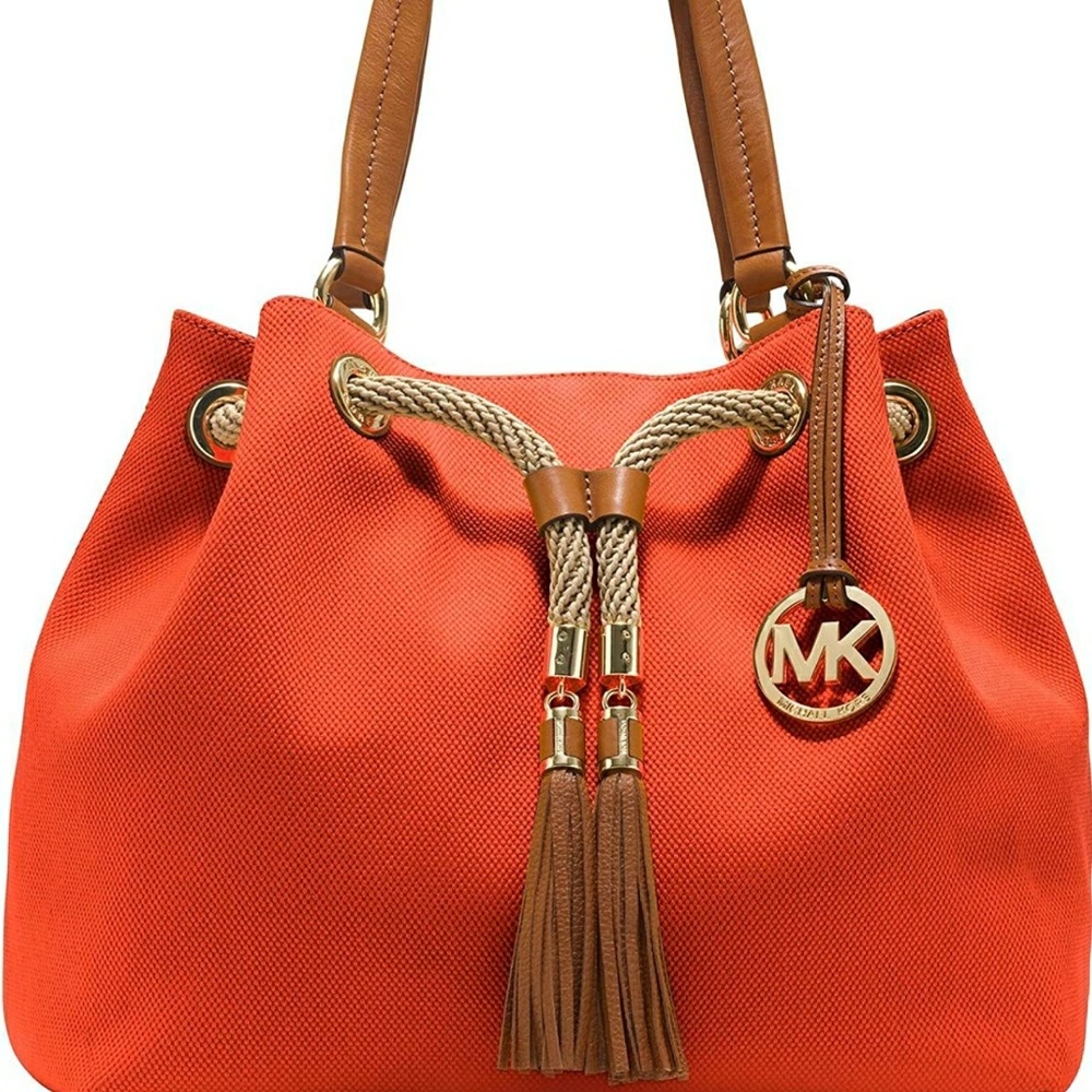 Michael kors mandarin LG Gathered tote canvas